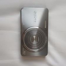 Silver SONY Cyber-shot DSC-W570 Digital Camera 16.1 MP 5x Optical Zoom Test Good