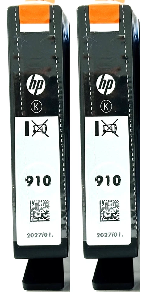 New Genuine HP 910 Black 2pk Ink Cartridges OfficeJet Pro 8020 In Date - Image 2 of 2