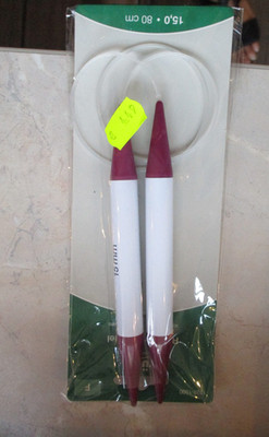 Gründl Rundstricknadel Kunststoff Länge 80 cm Stärke 15,0 mm