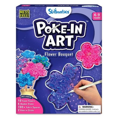 Skillmatics Poke-in Art - Blumenstrauß, chaotischer Spaß klein, mehrfarbig 