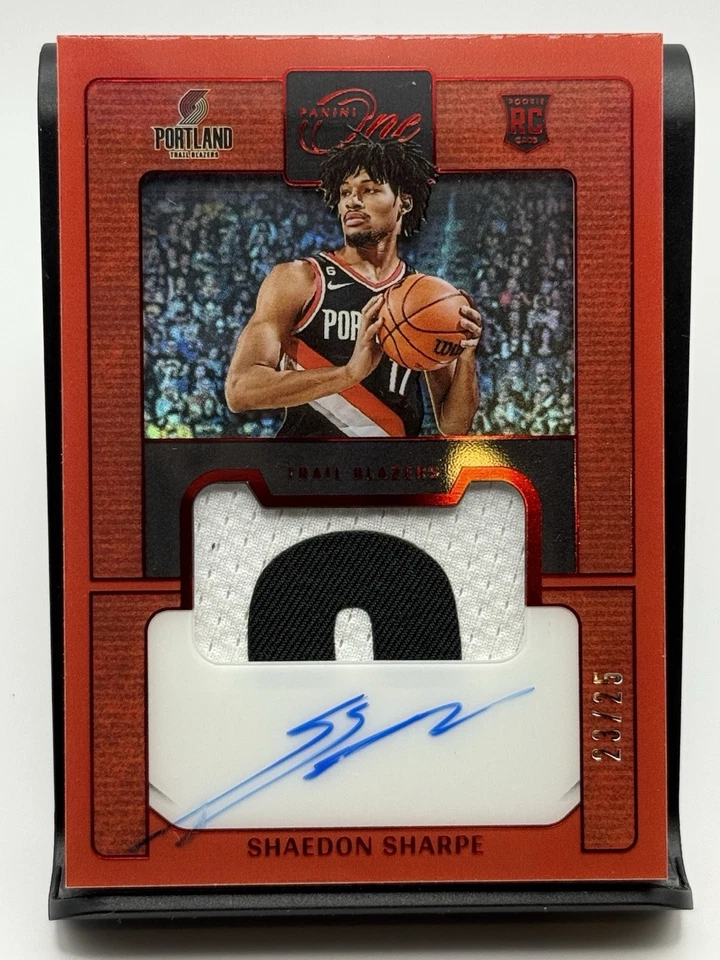 2022-23 Panini One and One - Prime Rookie RPA Shaedon Sharpe /25 - Image 3 of 4