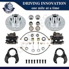 For Ford Deluxe 1937-1948 Round Back Style Spindles Disc Brake Conversion Kit