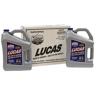 New Stens 051-603 Magnum High TBN Motor Oil For SAE 15W-40 4 Btls/1 Gal Lucas