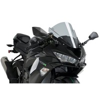 Puig Z-RACING Windschutzscheibe Fur Kawasaki ZX-6R Ninja 09-16 Leichter Rauch