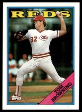 1988 Topps Tom Browning Cincinnati Reds #577
