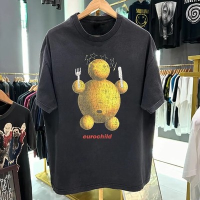 1994 Massive Attack Eurochild Washed T-Shirt Black L