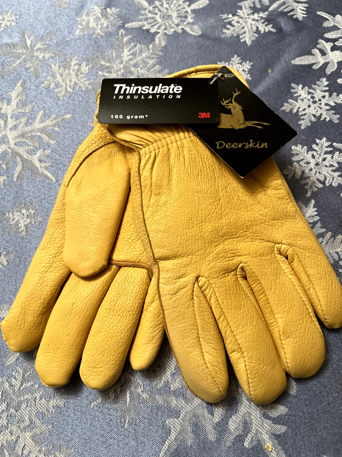 Luxury Deerskin Gloves wity Insulation, made in USA