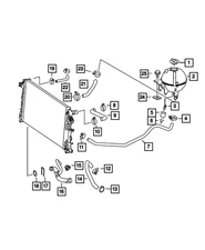 Genuine Mopar Radiator Hose Upper 68013638AA