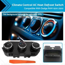 Climate Control AC Heat Defrost Switch Suitable for 2013-18 Dodge RAM 1500 2500