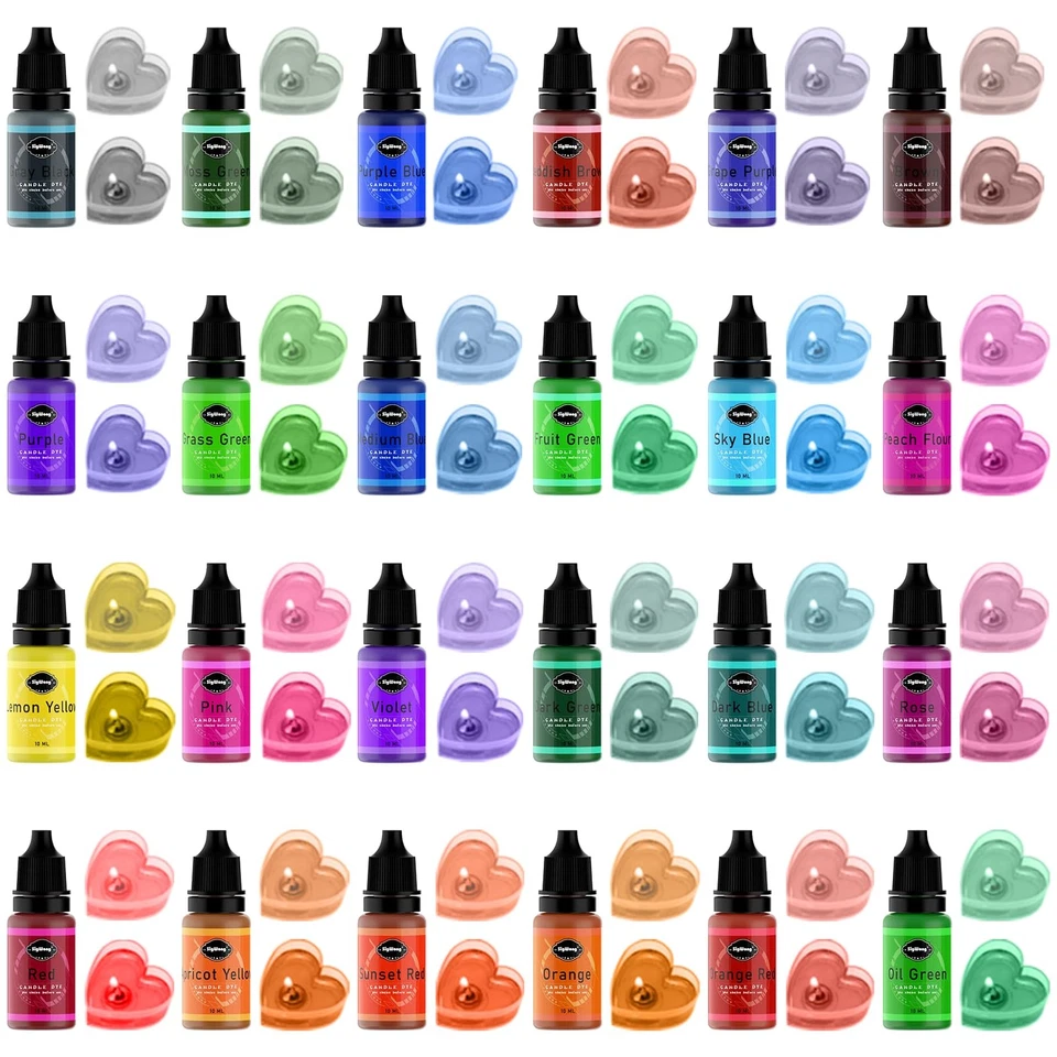 Candle Dye - 24 Colors Liquid Candle Making Dye for DIY candle making supplie... - Image 2 of 4