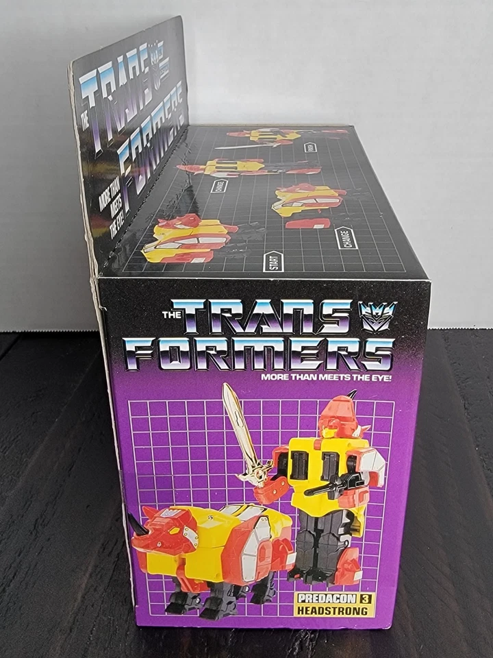Transformers G1 HEADSTRONG MISB AFA Factory Tape Sealed Vintage Predaking 1986 - Image 4 of 4