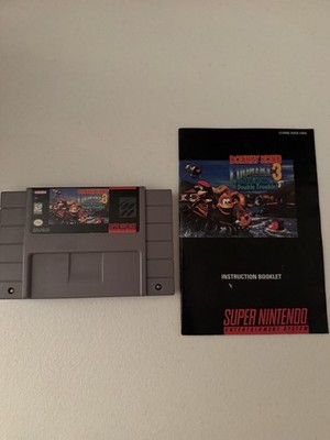 Donkey Kong Country 3: Dixie Kong's Double Trouble!  (SNES, 1996) W/ MANUAL