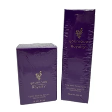 Younique Royalty Uplift Beauty Serum and Rose Water Toning Spritz Pair Sealed