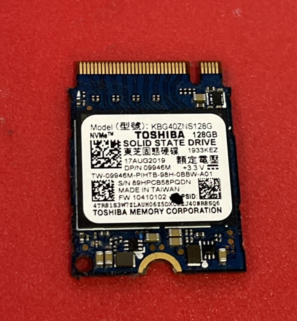 【TOSHIBA製/動作品】m.2 nvme 128GB 6枚 Toshiba M.2 Interface 128 GB Solid State Drives for sale - eBay