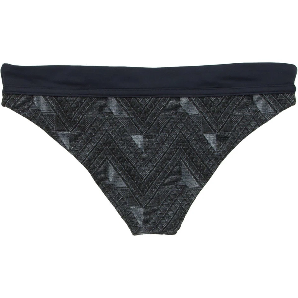 Parte inferior de bikini Maaji L52623 gris oscuro jaquard furor corte exclusivo talla M Foto 2 de 4