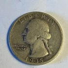 1935-S Washington Quarter Key Coin