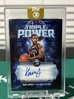 2025-26 Topps 3- Triple Power Autographs Kam Jones #TP-KJ Blue /15 RC