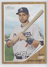 2011 Topps Heritage James Loney #375 d1f