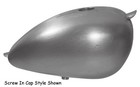 Universal Deep Tunnel Style Gas Fuel Tank For Harley Sportster Chopper Bobber