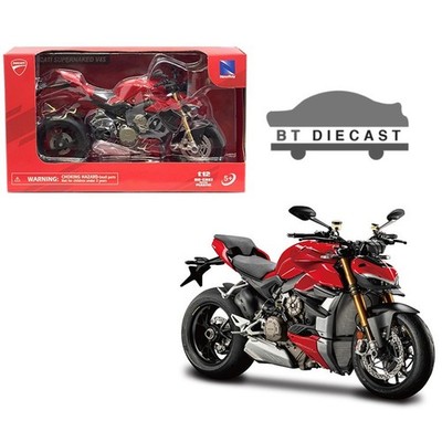 NEW RAY 2016 DUCATI SUPERNAKED V4S BIKE MOTORCYCLE 1/12 RED 58273