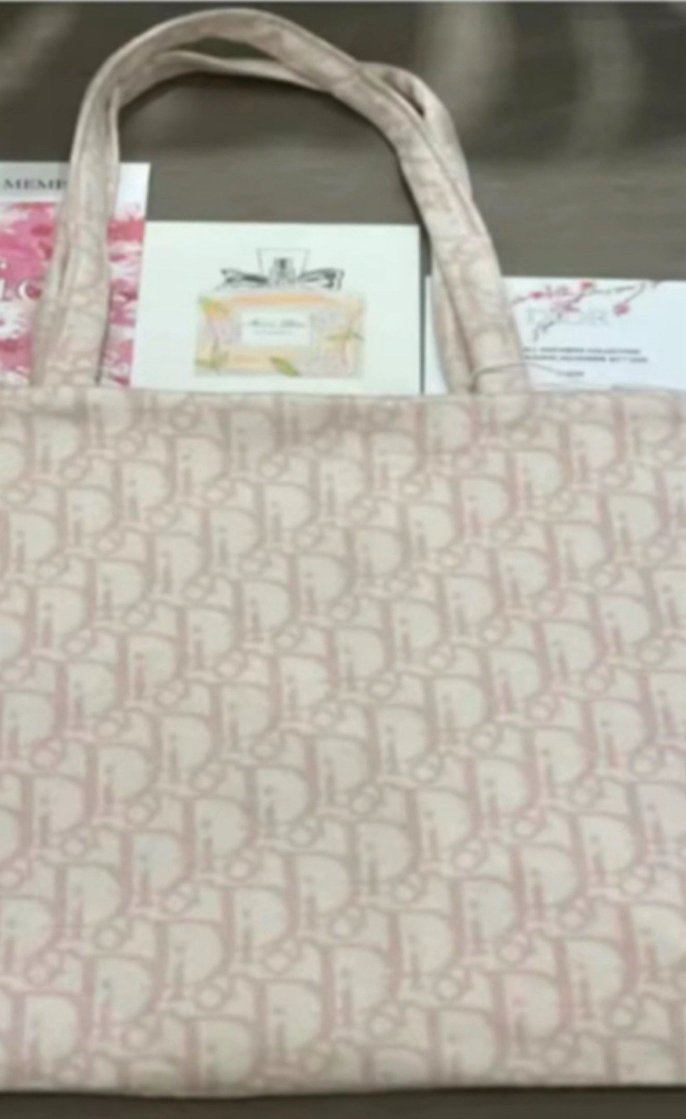 Exclusive Pink Dior Tote Bag GWP VIP Gift