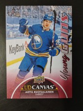 2021-22 Upper Deck UD Canvas Young Guns Arttu Ruotsalainen Rookie Buffalo Sabres