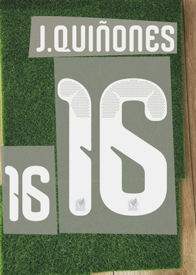 Julian Quinones 2026 Mexico Home  player size nameset name number ID print