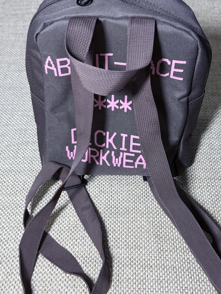 Dickies Backpack Halsey Collab Mini About Face Limited Edition Brown Makeup Bag - Image 2 of 4