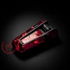 For Cardo Packtalk Edge Forged Carbon Red Glossy Skin Decal Sticker 1pc