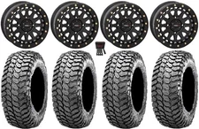 System 3 SB-6 15" Wheels Bk (5+2) 32" Liberty Tires RZR Turbo S / RS1