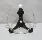 Vintage Pyrex Cinderella casserole 475-C flat tab handle clear glass LID ONLY