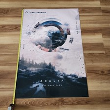 Acadia National Park Poster 24" X 36" Save America Series Signed Dated