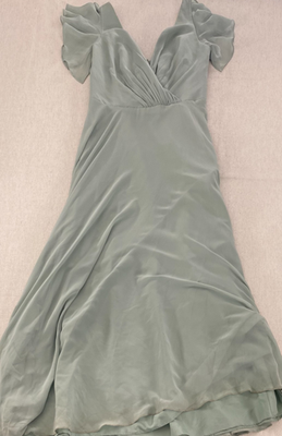 celebrate db studio green dress Celebrate DB Studio ~ Emerald Green Crepe Satin Spaghetti Strap Gown 10 NEW  $159