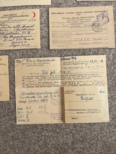 WW2 German POW Letters Post Cards USSR Russia Father To Daughter In Berlin Rare - Picture 12 of 24