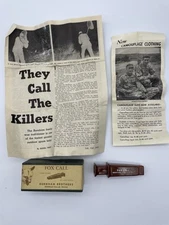 Burnham Brothers Long Range Fox Call C-3 In Original Box