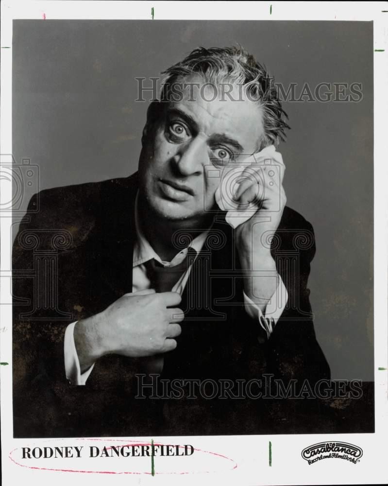 1990 Press Photo Comedian Rodney Dangerfield - sap68351