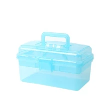 Multipurpose Plastic Art and Craft Supply Storage Container Bin Case
