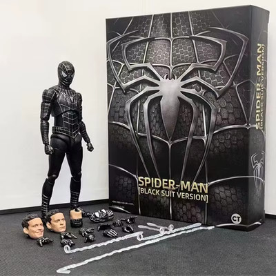 Spider-Man Black & Red Figur Gelenkausgabe PVC Film Sammlung Anime