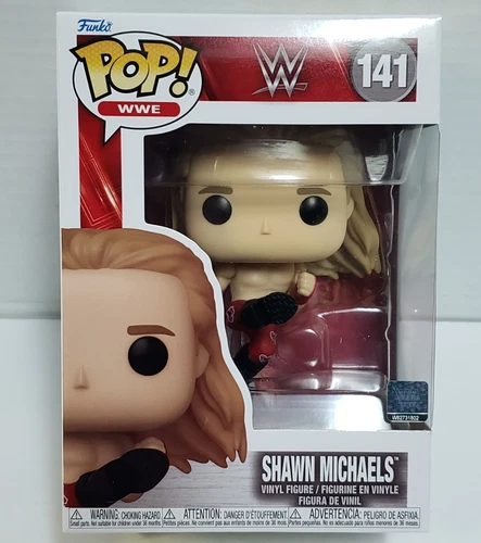 SHAWN MICHAELS - WWE WWF Funko POP! #141 Collectible Vinyl Figure NEW / BOX WEAR