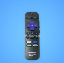 Original Westinghouse ROKU TV Remote RC468 Netflix Hulu Roku Disney Hot Keys