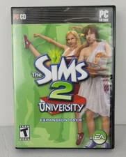 The Sims 2 University Expansion Pack EA PC CD-ROM Video Game 2005
