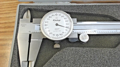 MITUTOYO #505-626 6" .001" CALIPER W/CASE