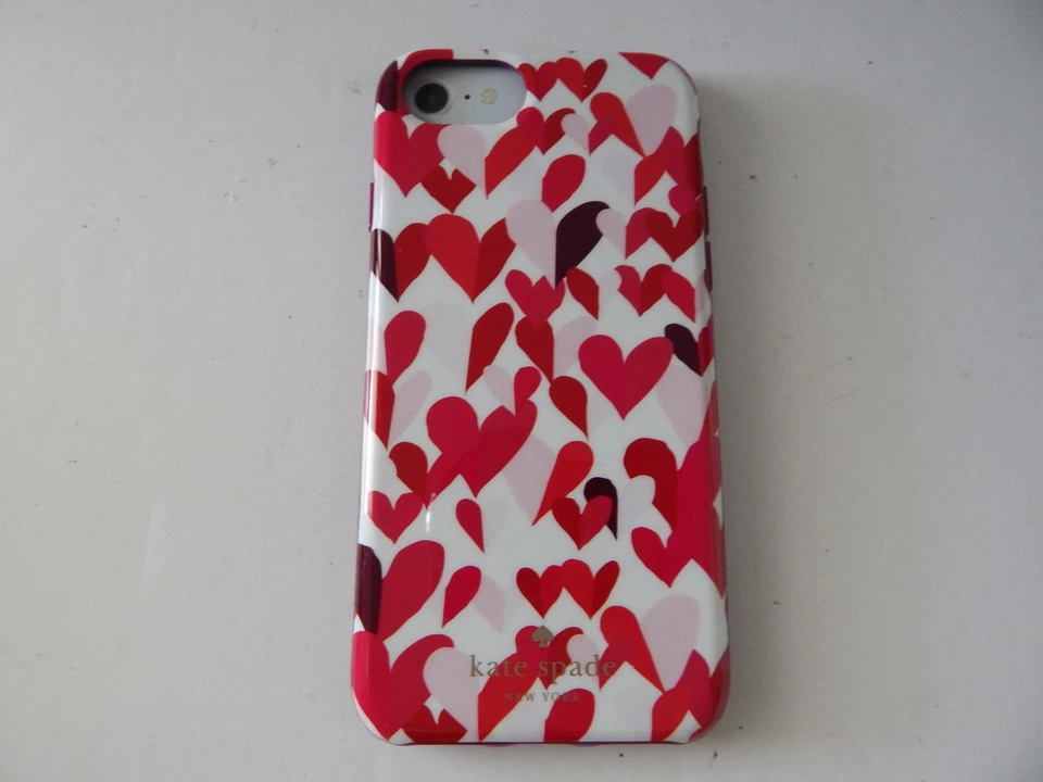 Funda Protectora Kate Spade Para iPhone SE 2ª 3ª/8/7 Corazones/Multicolor Nueva Foto 4 de 4