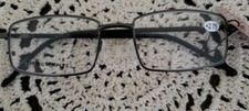 Black Colored  Metal Frame  Spring Temple  2.75 Reading Glasses  D109