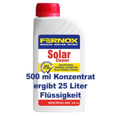Fernox Solar Cleaner C Konzentrat 500 ml Universalreiniger für Solarsysteme