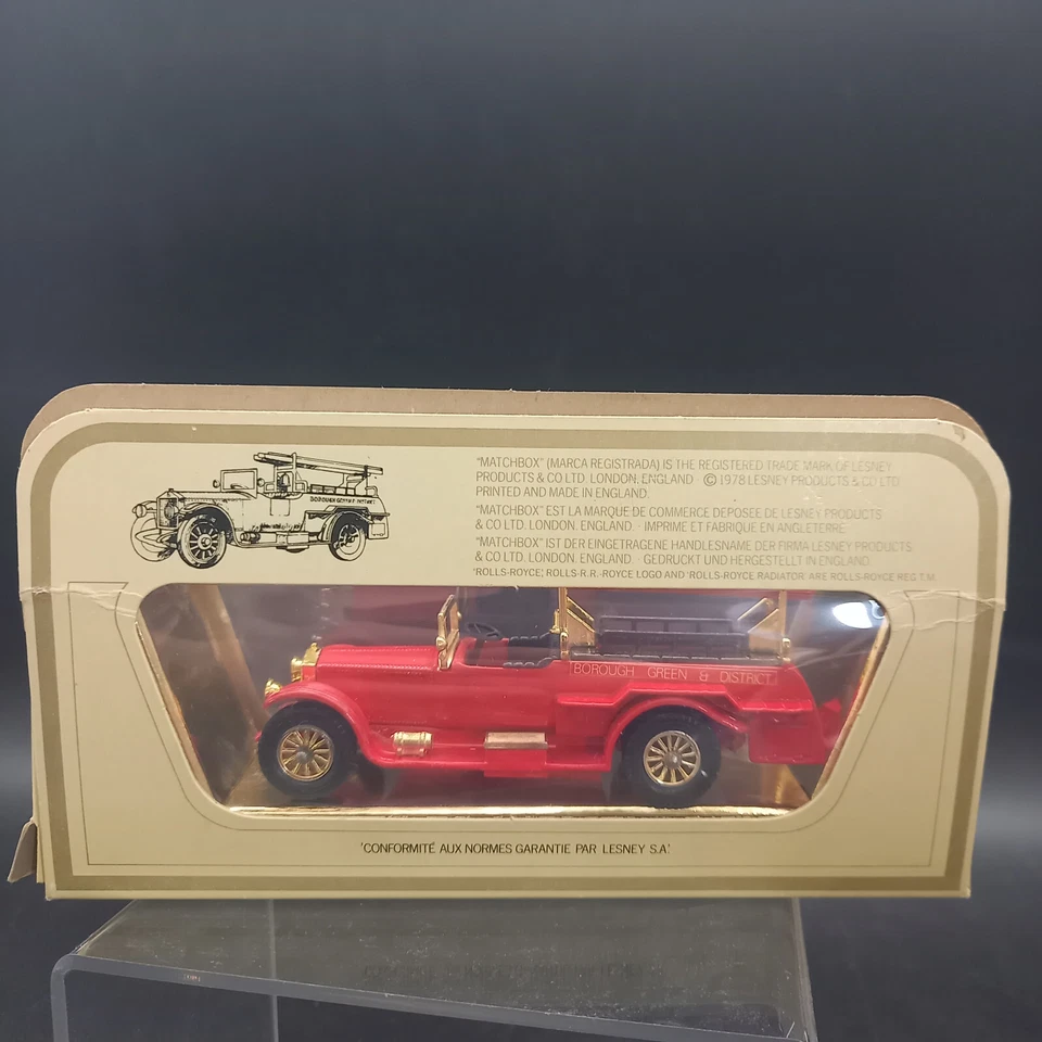 Matchbox - Y-6 1920 Rolls Royce Fire Engine - Models of Yesteryear in J Box - Bild 3 von 3