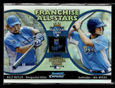 2012 Bowman Chrome #FAS-BM Wil Myers / Billy Butler Franchise All-Stars card