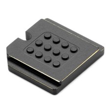CAMERA FLASH SHOE MOUNT COVER CAP BLACK W/ BRASSING 4 LEICA M2 M3 LM-SH-D3-BK-L