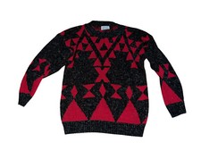 Vintage Trading Company by GFC Geometric Multicolor Cosby Sweater Adult Size S