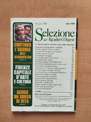 1986 06 AUSWAHL AUS DEM READER'S DIGEST JUNI 1986 NR. 453 AFGHANISTAN FLORENZ